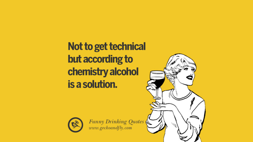 alcohol is a solution